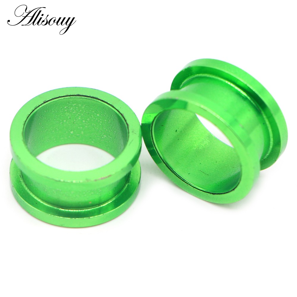 Alisouy Set 2 Khuyên Nong Tai Bằng Thép Không Gỉ 316l 2-30mm Cá Tính