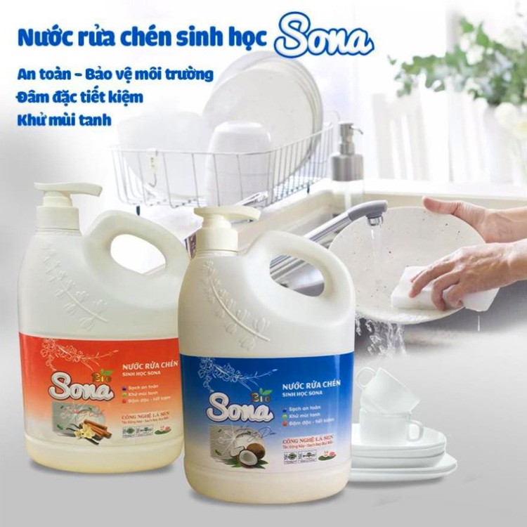   Nước Rửa Chén SoNa Hương Quế 1,6kg