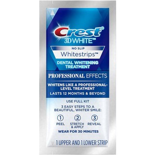 Miếng Dán Trắng Răng Crest 3D White Professional Effects c192