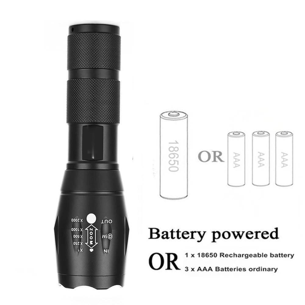 Đèn Pin Led Sáng Đỏ Hồng Ngoại G700 dùng cho soi mạch máu, cắm trại