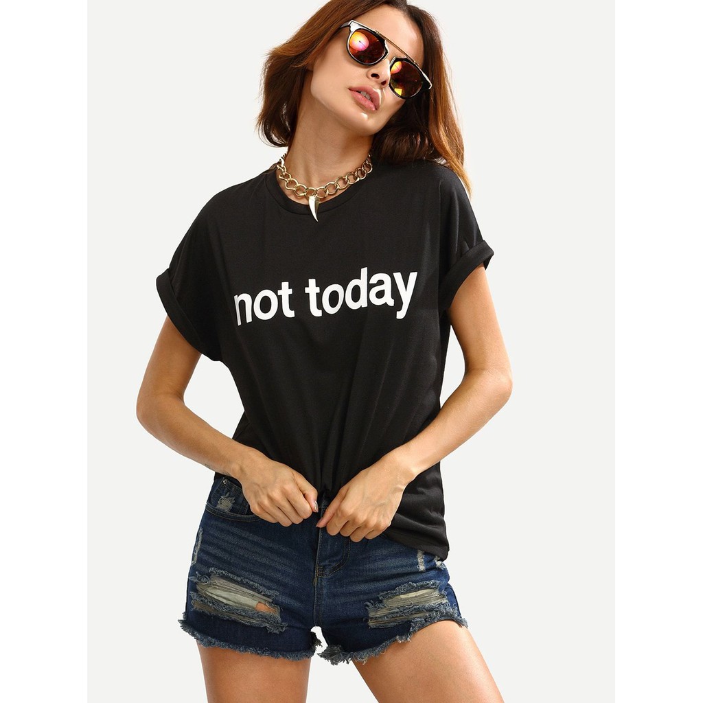Áo thun overtee Not today FOX unisex