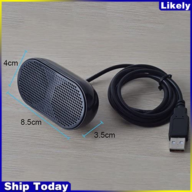 Loa USB Mini Di Động Có Thẻ Âm Thanh Cho Notebook/Máy Tính Để Bàn