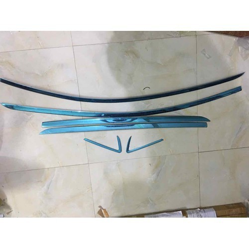 Xpander, Bộ nẹp cong kính theo xe Xpander 2018-2019 Inox -6 chi tiết - XPANDER