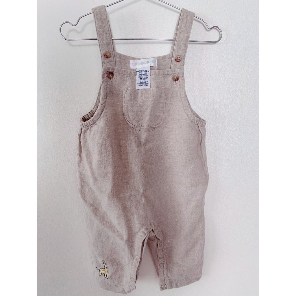 SALE – QUẦN YẾM BÉ TRAI – GYMBOREE - SIZE 3-6 THÁNG (67 CM) – LÔNG CHUỘT – 3 LỖ – CỔ VUÔNG - COTTON – BẤM CÚC TRƯỚC – TÚ