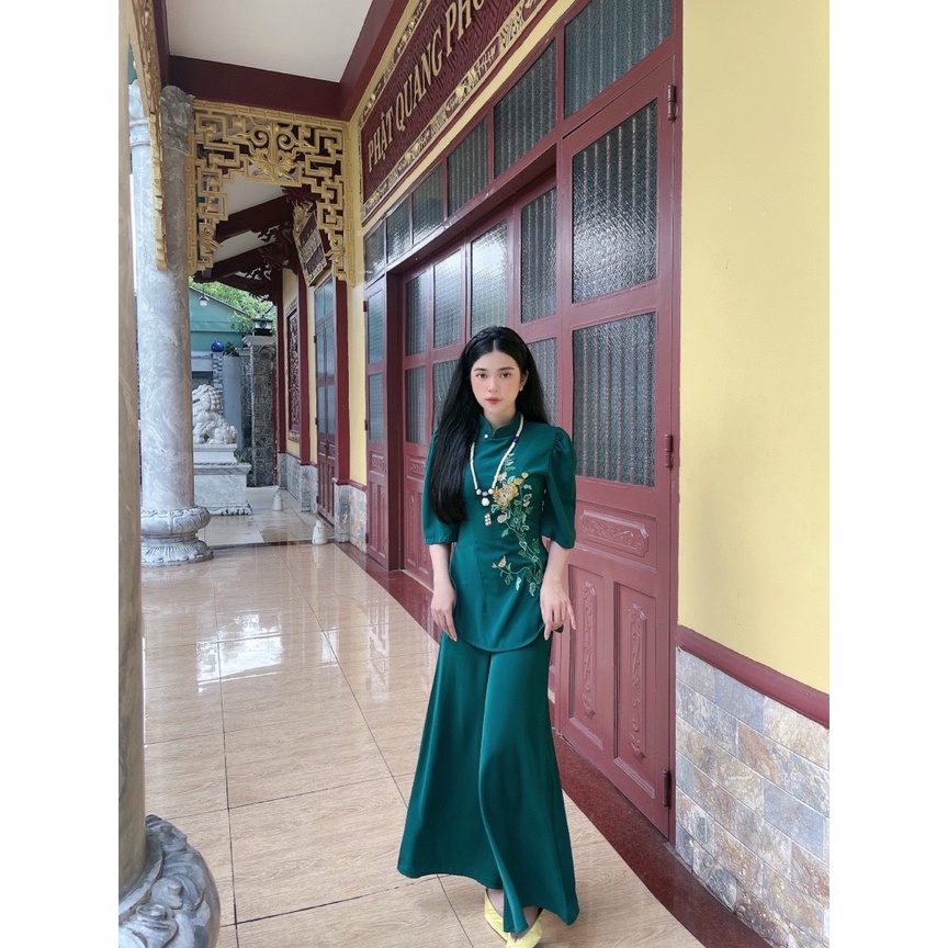 đồ lam, đồ đi chùa nữ,đồ thời trang ,đồ bộ