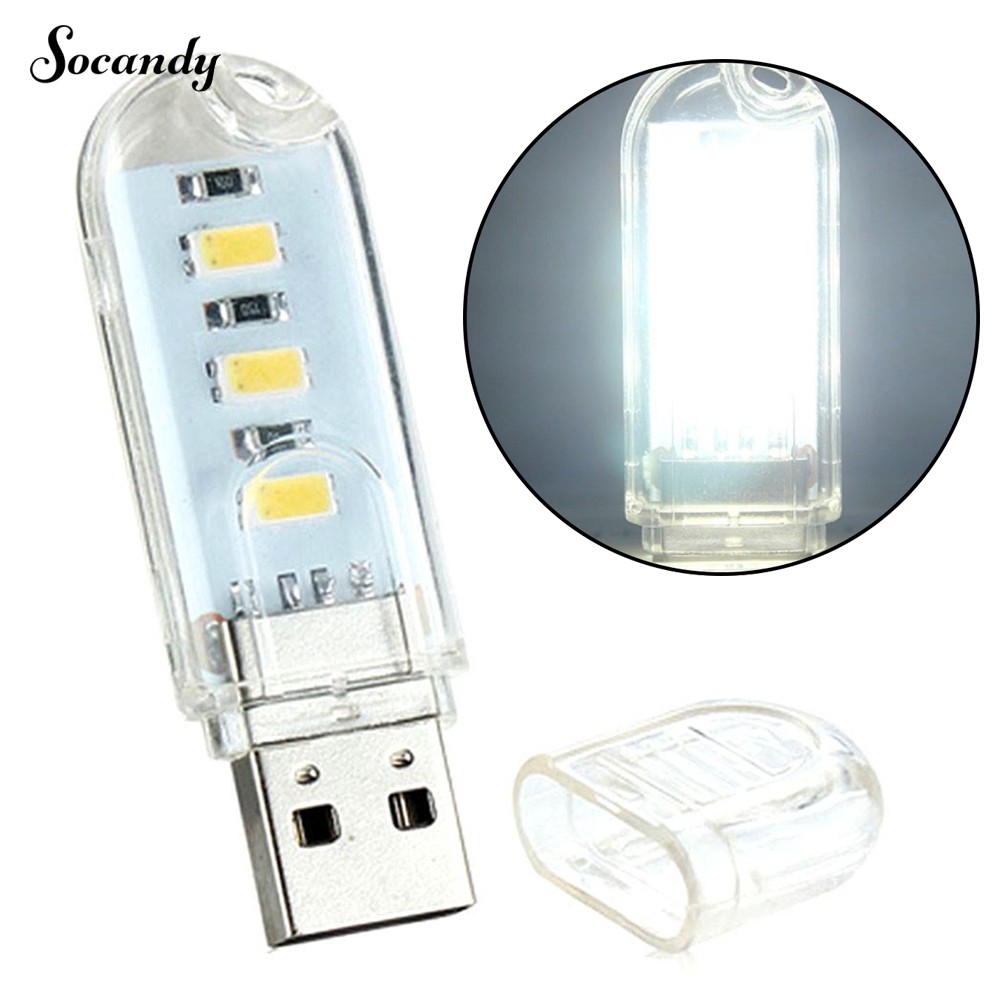 Đèn Led Mini Để Bàn Có Cổng Sạc Usb