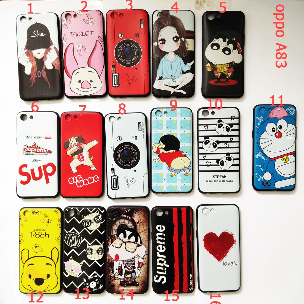 ỐP LƯNG OPPO A83 ỐP DẺO 6D
