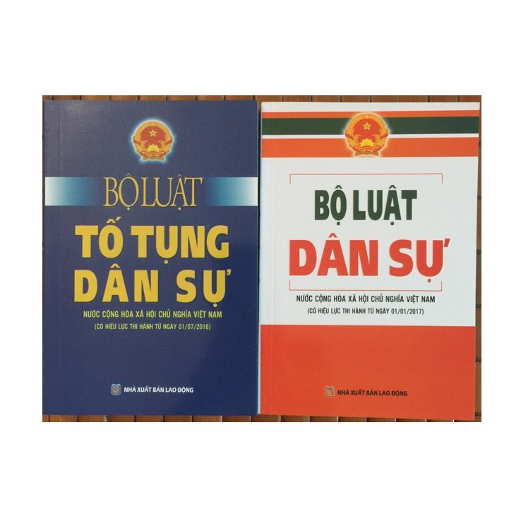 Combo Sách - Bộ Luật Dân Sự Và Bộ Luật Tố Tụng Dân Sự