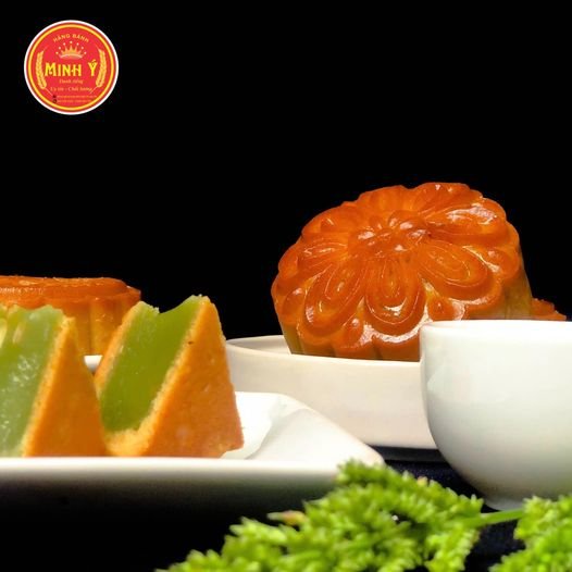 Bánh Trung Thu Cổ Truyền Minh Ý 150gr, Dẻo Nướng,Nhân Thập Cẩm, Đậu Xanh, Hạt Sen, Khoai Môn, Cốm