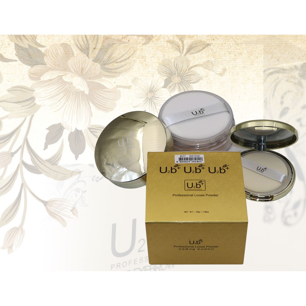 Phấn Phủ Bột Chuyên Nghiệp U2B Gold Siêu Mịn Chống Nhờn- 30g