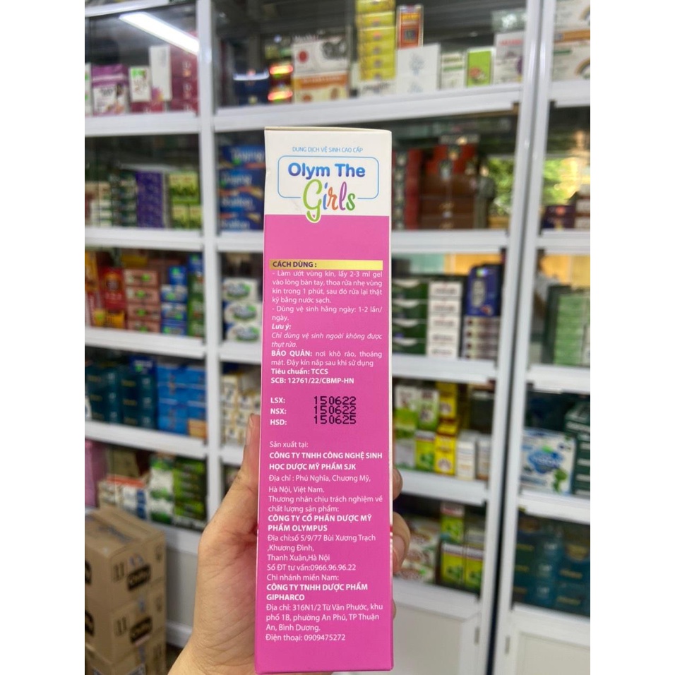 [Chính hãng] Dung dịch vệ sinh cho bé Olym the Girl (chai 200ml) an toàn,sạch thoáng,ngăn mùi 24h,dùng cho trẻ từ 2-12t