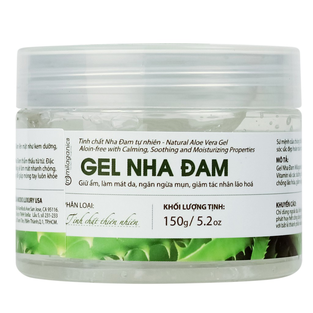 Gel nha đam Milaganics 150 g