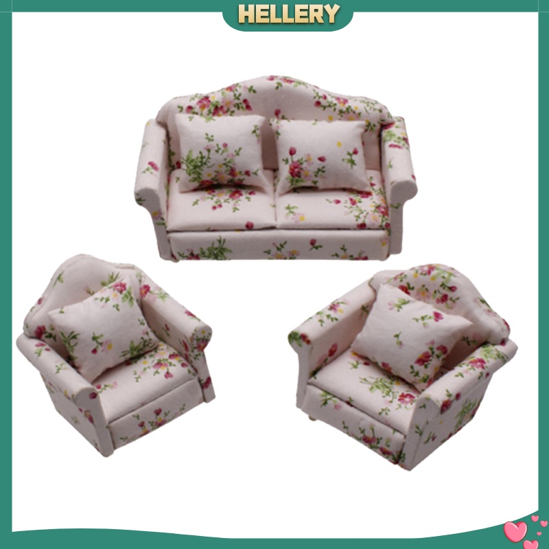 Mô Hình Ghế Sofa Tỉ Lệ 1: 12 Trang Trí Nhà Búp Bê