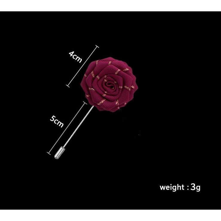 EFAN Trâm Cài Áo Nhiều Lớp Hình Hoa Hồng Nhỏ Bằng Vải RiPinon Camellia Phong Cách Hàn Quốc Mới Cho Nam