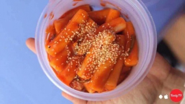 500g bánh gạo hàn quốc tokkbuki nguyên thanh