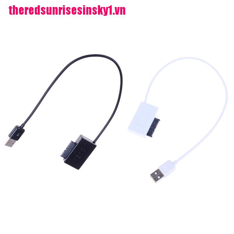 (3C) Giắc Chuyển Đổi Usb Sang 13pin Slim Sata / Ide Converter Cd Dvd Rom