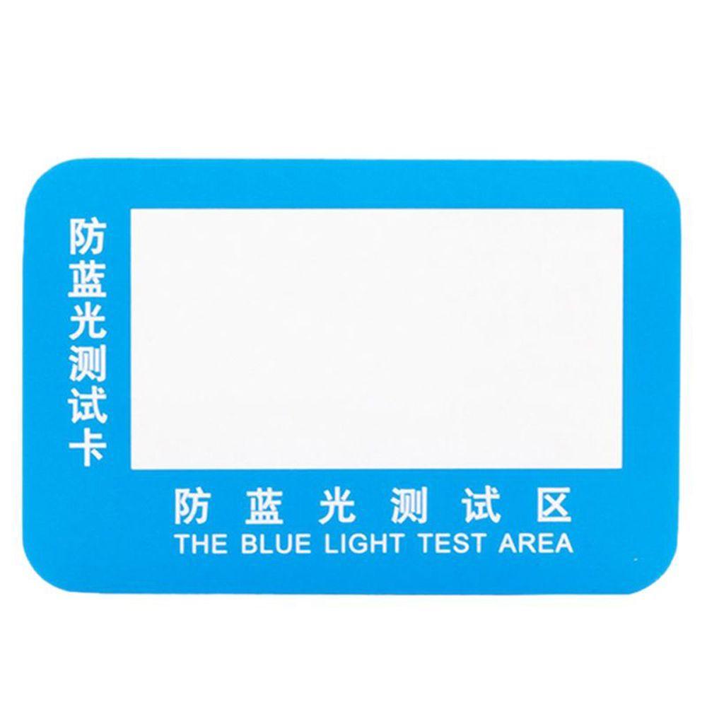 Thẻ Giấy Kiểm Tra Ống Kính Chống Ánh Sáng Xanh Chống Tia UV Có Thể Tái Sử Dụng