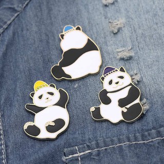 Cute Panda Brooch Garment Bag Accessories