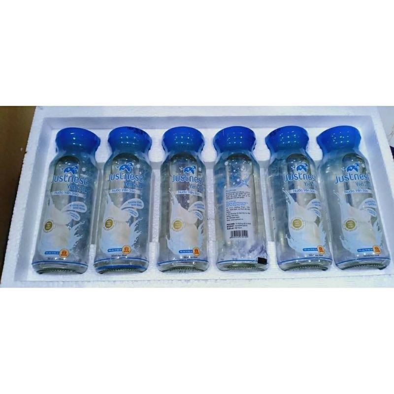 NƯỚC YẾN THẬT JUSTNEST HỘP 6 CHAI (kèm túi giấy ) 5.2022 | BigBuy360 - bigbuy360.vn