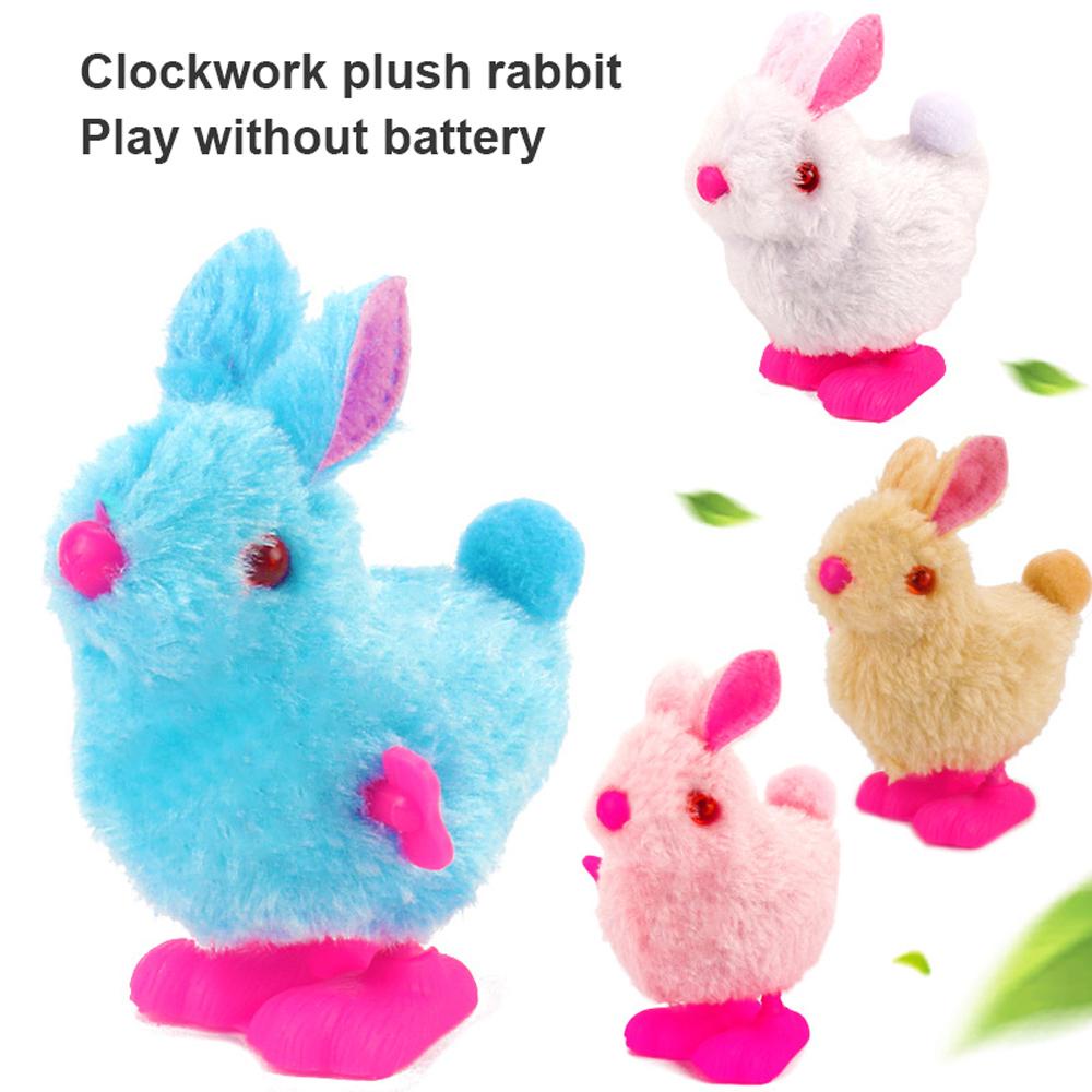 Đồ Chơi Lên Dây Cót Hình Thỏ / Gà Hoạt Hình Nhiều Màu Dễ Thương