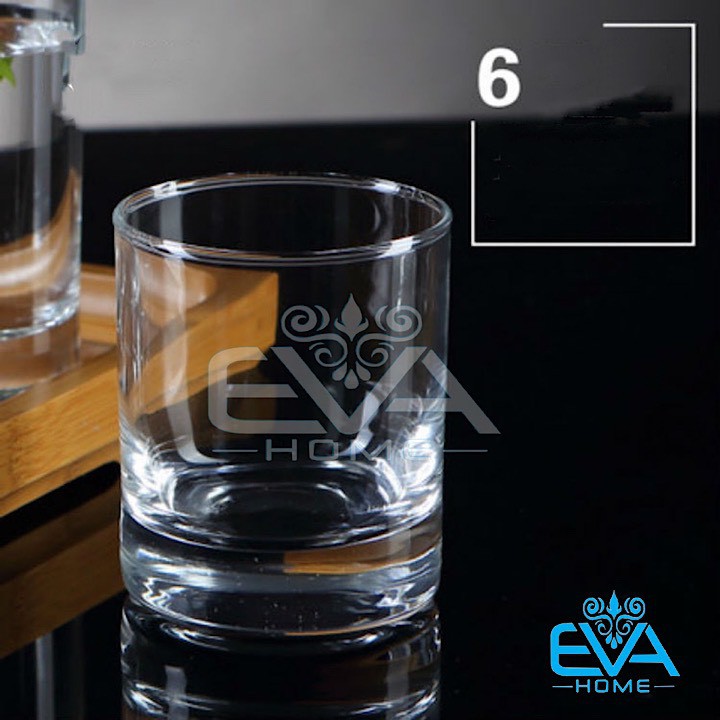 Bộ 12 Ly Thuỷ Tinh Dáng Thẳng Suông Trơn 210 Ml Deli ES1001 M2960