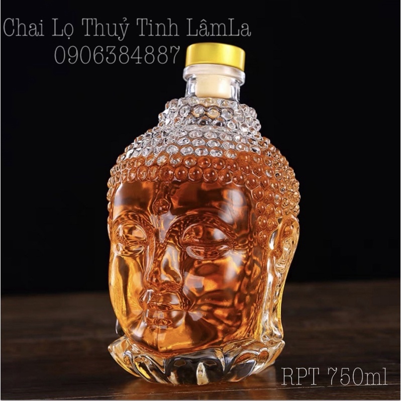 Bình Thuỷ Tinh Pha Lê Đựng Rượu RPT 750ml