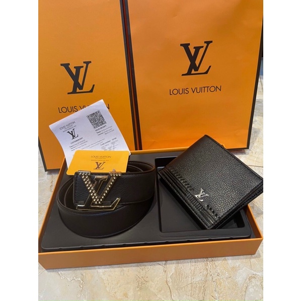 set dây lưng kèm ví fullbox bill thẻ túi giấyFreeship