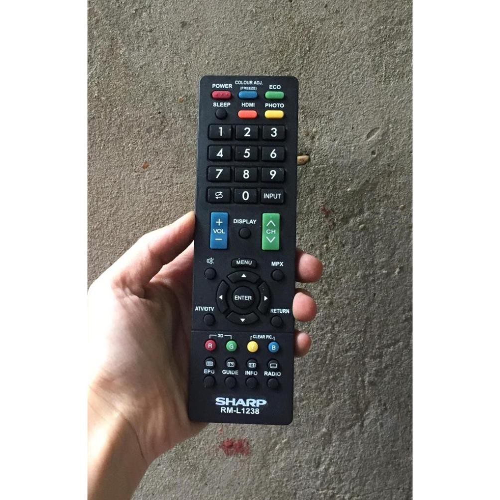 REMOTE TIVI SHARP RM-L1238 CHO TẤT CẢ CÁC DÒNG TIVI SHARP