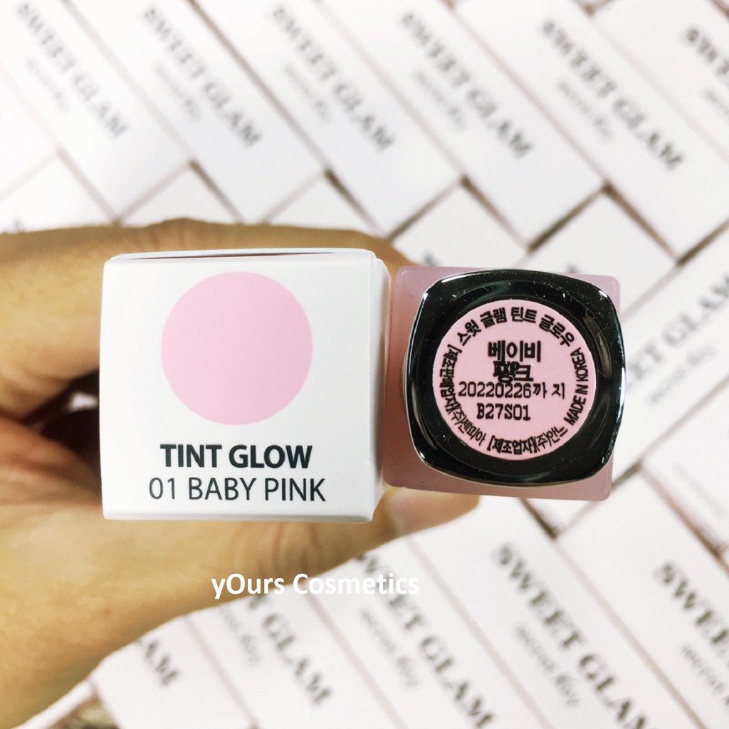 [Đại Lý Chính Thức] Son Dưỡng Sweet Glam Tint Glow Secret Key Màu Hồng Baby - Son Dưỡng Sweet Glam Secret Key Hồng Phấn