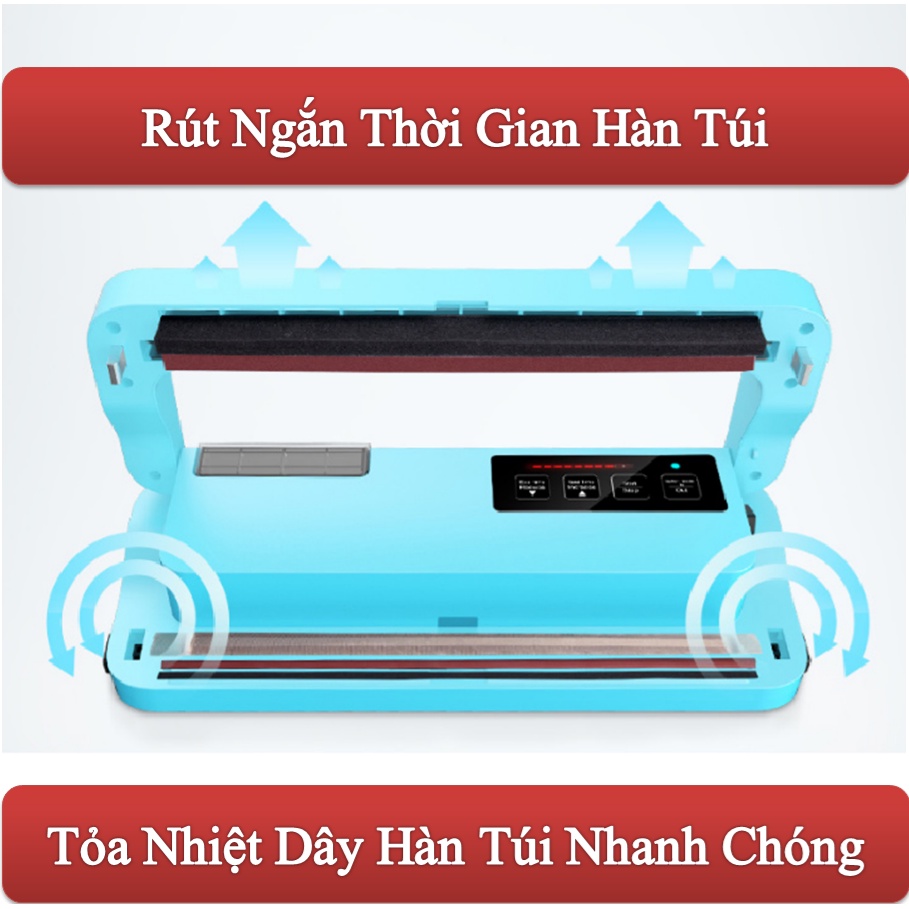 Máy Hút Chân Không P280/P290 Có sẵn hút các loại túi, mối hàn kín - Phiên Bản Mới