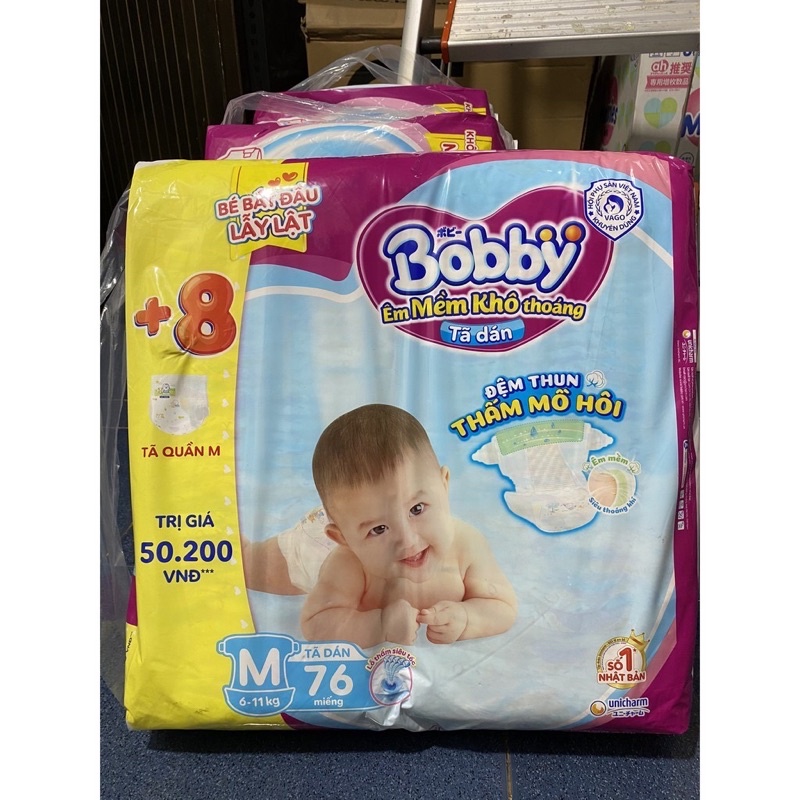 Tả quần/Tả dán Bobby M62/L54/XL48/XXL44/M76/L68/XL62/XXL56