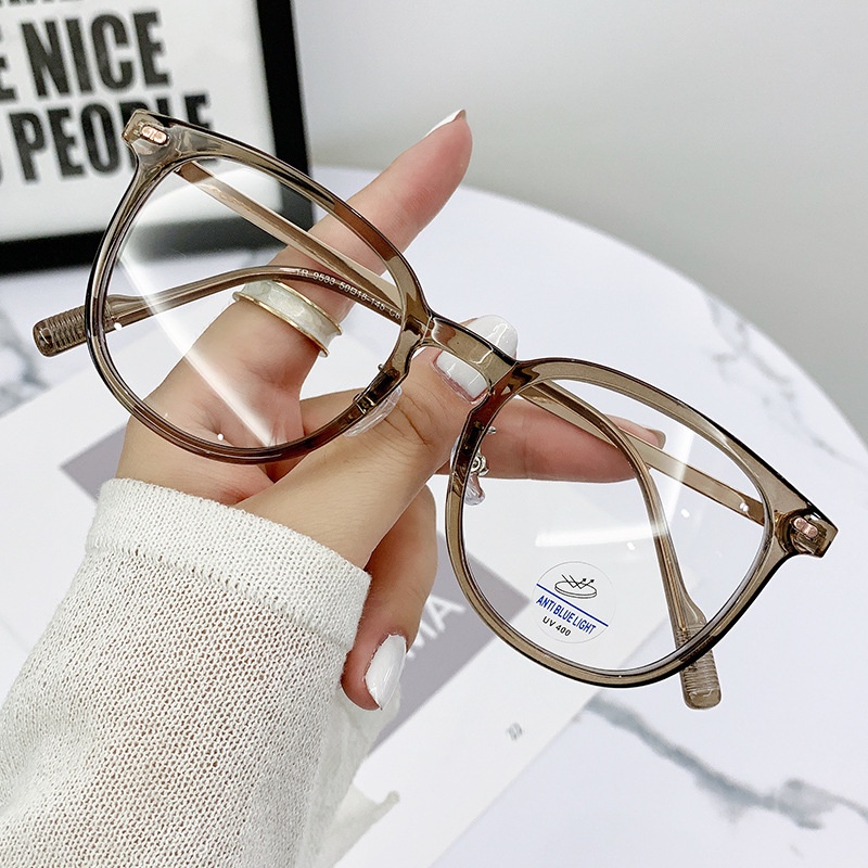 Mắt Kính Chống Bức Xạ Ánh Sáng Xanh Phong Cách Hàn Quốc Mới Cho Nam / Nữ