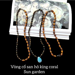 Vòng cổ choker san hô đen sang trọng