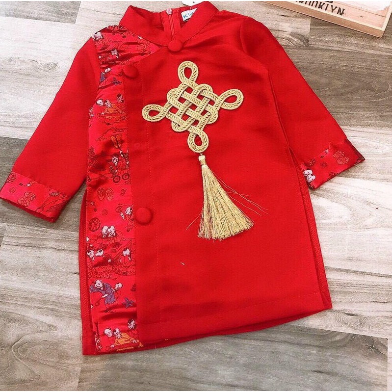 New -Áo dài bé trai , Hàng thiết kế lên form đẹp, Có Khánh nổi kèm theo,SHOP NHÀ CỦA POOH