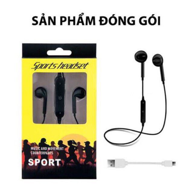 Tai nghe Bluetooth Sport Headset S6