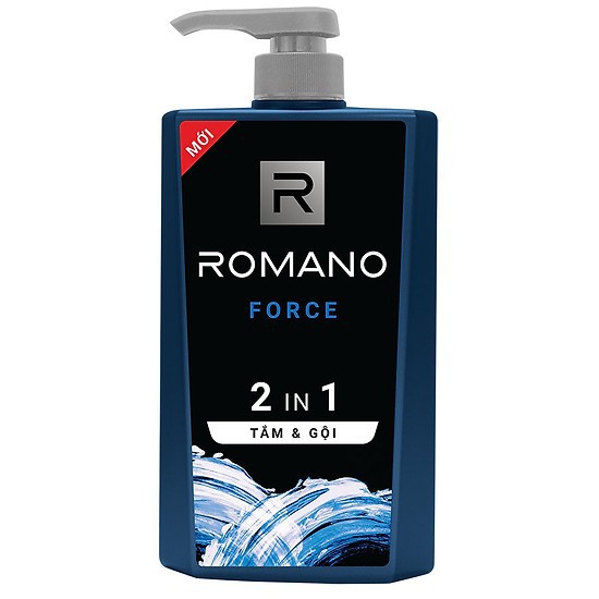 Dầu Tắm Gội 2 Trong 1 Dành Cho Nam Romano Force (650g) | BigBuy360 - bigbuy360.vn