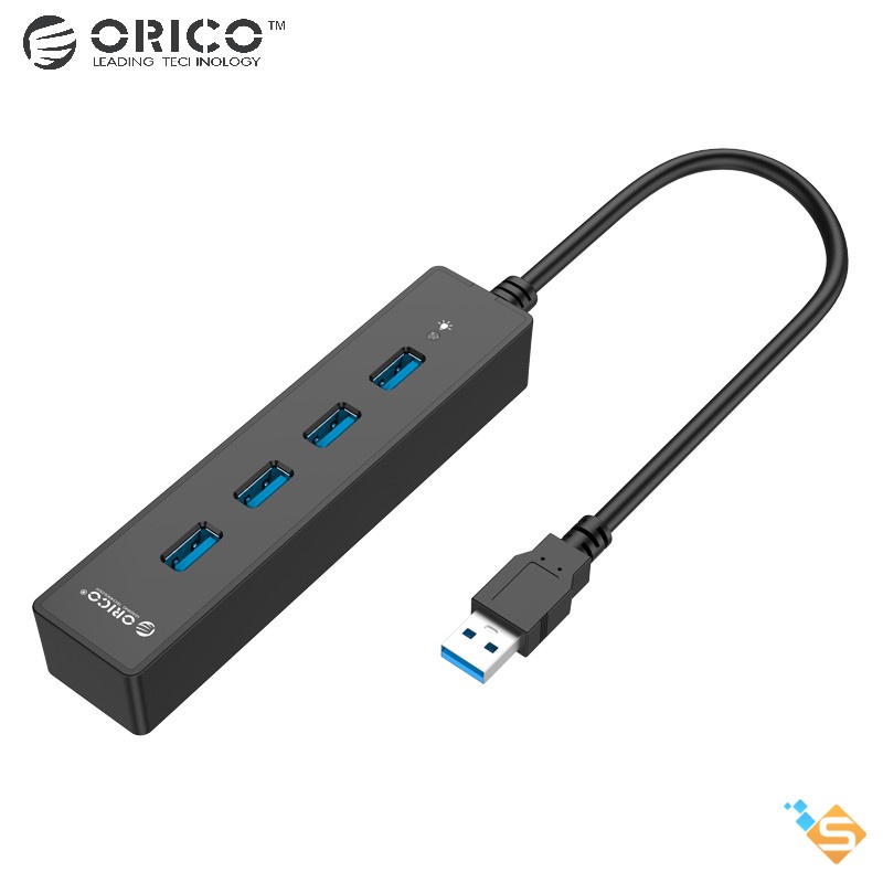 Bộ Chia USB HUB 4 cổng USB 3.0 ORICO W8PH4-U3 - Bảo Hành Chính Hãng 1 Năm