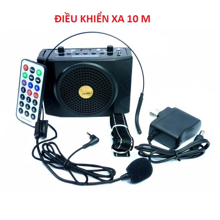 Loa Bẫy Chim, Kiêm Máy Trợ Giảng - Bắt Đài FM - Nghe Nhạc USB Có Điều Khiển Bảo Hành 6 Tháng