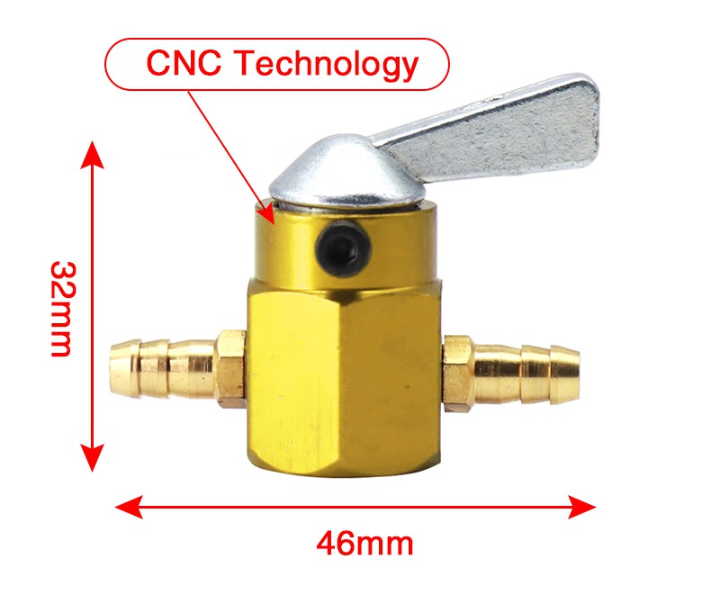 Công tắc van khóa nhiên liệu ZSDTRP 6mm dành cho xe máy