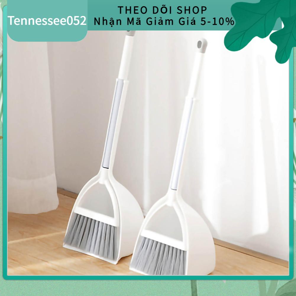 Tennessee052 Bộ chổi quét nhà dành cho trẻ em lông mềm bằng nhựa nhỏ Chổi bụi Đồ chơi mẫu giáo