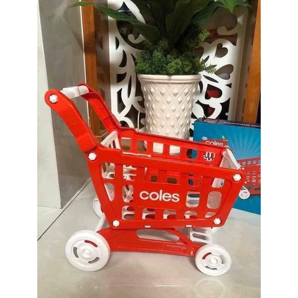 🛒XE ĐẨY siêu thị kiêm luôn xe đẩy tập đi cho bé COLES