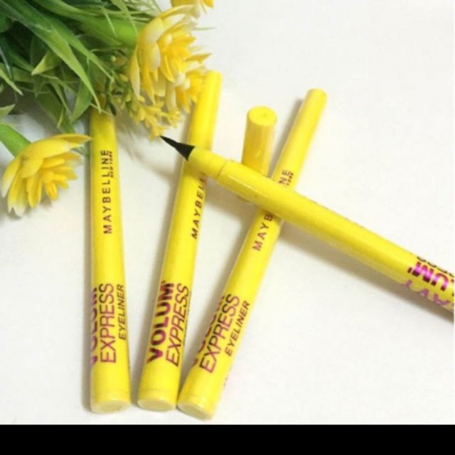 Bút kẻ mí mắt May Be waterproof Eyeliner Pen - nét siêu mảnh 03 không (Lem,Trôi,Thấm nước) Hàng chính hãng – Hàn Quốc