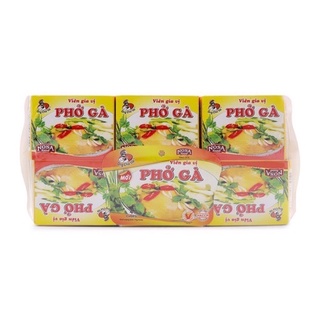 Bịch 12 hộp viên gia vị Phở bò/Phở gà Phadafood