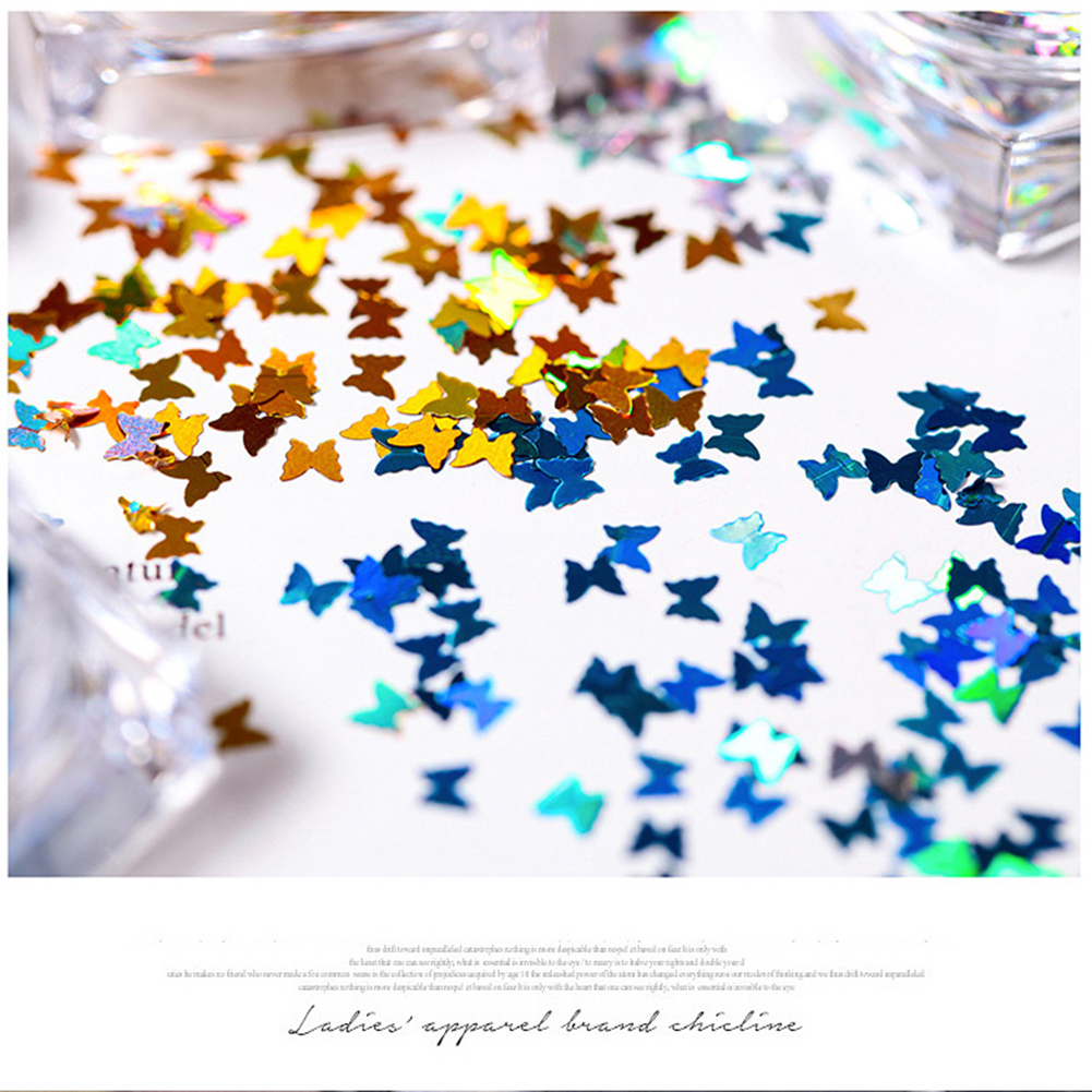 [Hàng mới về] Hộp kim sa trang trí móng tay nghệ thuật DIY lấp lánh thời trang