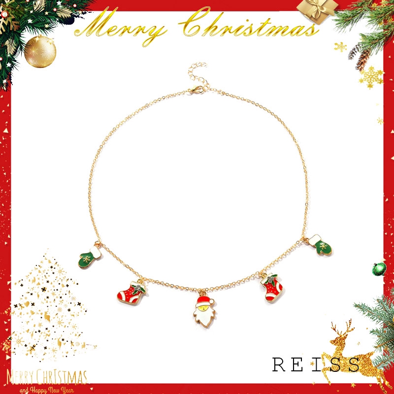 Vòng cổ thiết kế hình giáng sinh xinh xắn