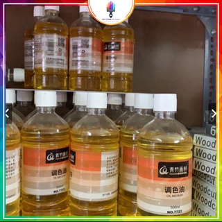 Dầu lanh pha màu sơn dầu 500ml ❤️ hàng chính hãng chuyên dụng để pha màu vẽ tranh sơn dầu.