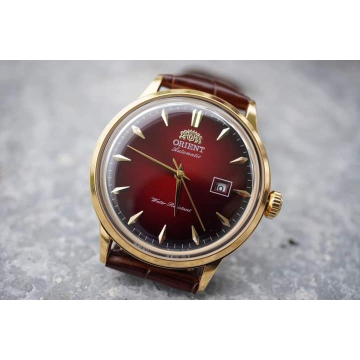 Đồng hồ nam Orie Bambino Gen 1 FAC00002W0 mặt xanh, bạc. đỏ case 40.5mm. 3atm