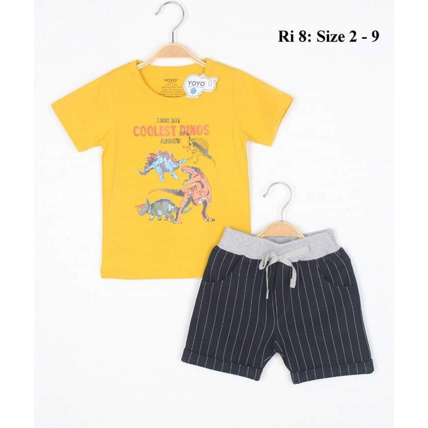 Sale lẻ size-----140k----->100k-----Bộ thun Yoyo bé trai