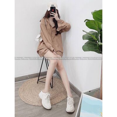 Sét bộ đũi von áo dài quần đùi nữ tính