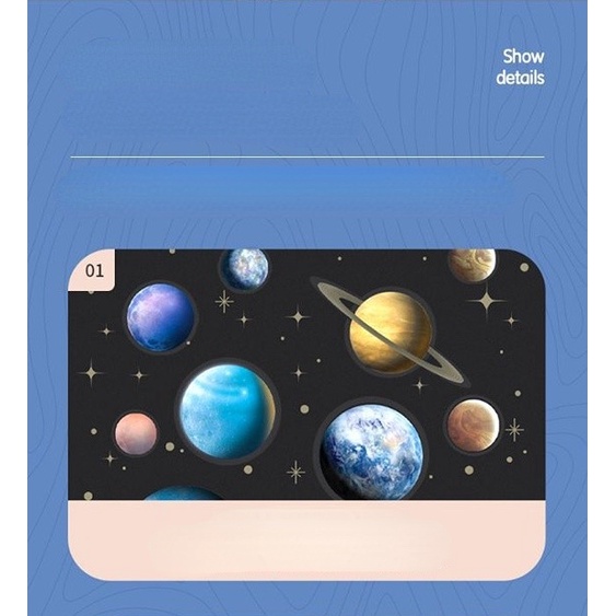 Miếng Dán Trang Trí Hình Hành Tinh Hoạt Hình Deli 25919 Dành Cho Học Sinh Mẫu Giáo